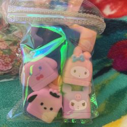 3 D Charm And Arcylic  Strawberry Shirt Cake Hello Kitty Sanrio Mix 