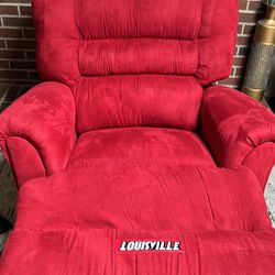 Louisville red recliner