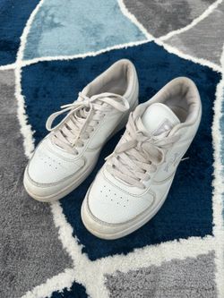 Fila white leather low-top sneakers
