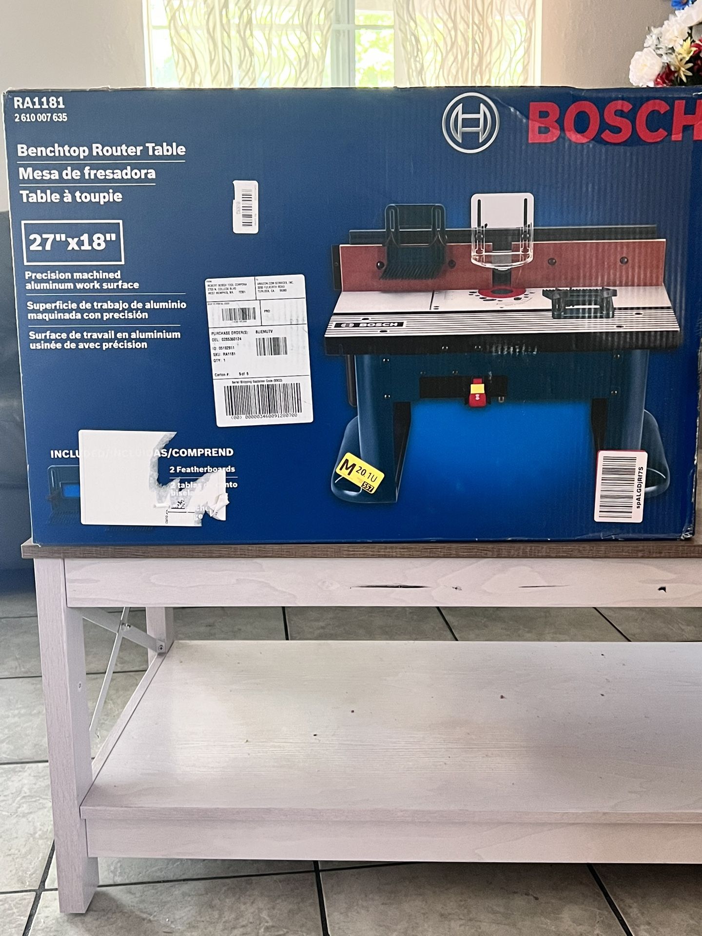 Bosch Router Table Unopened