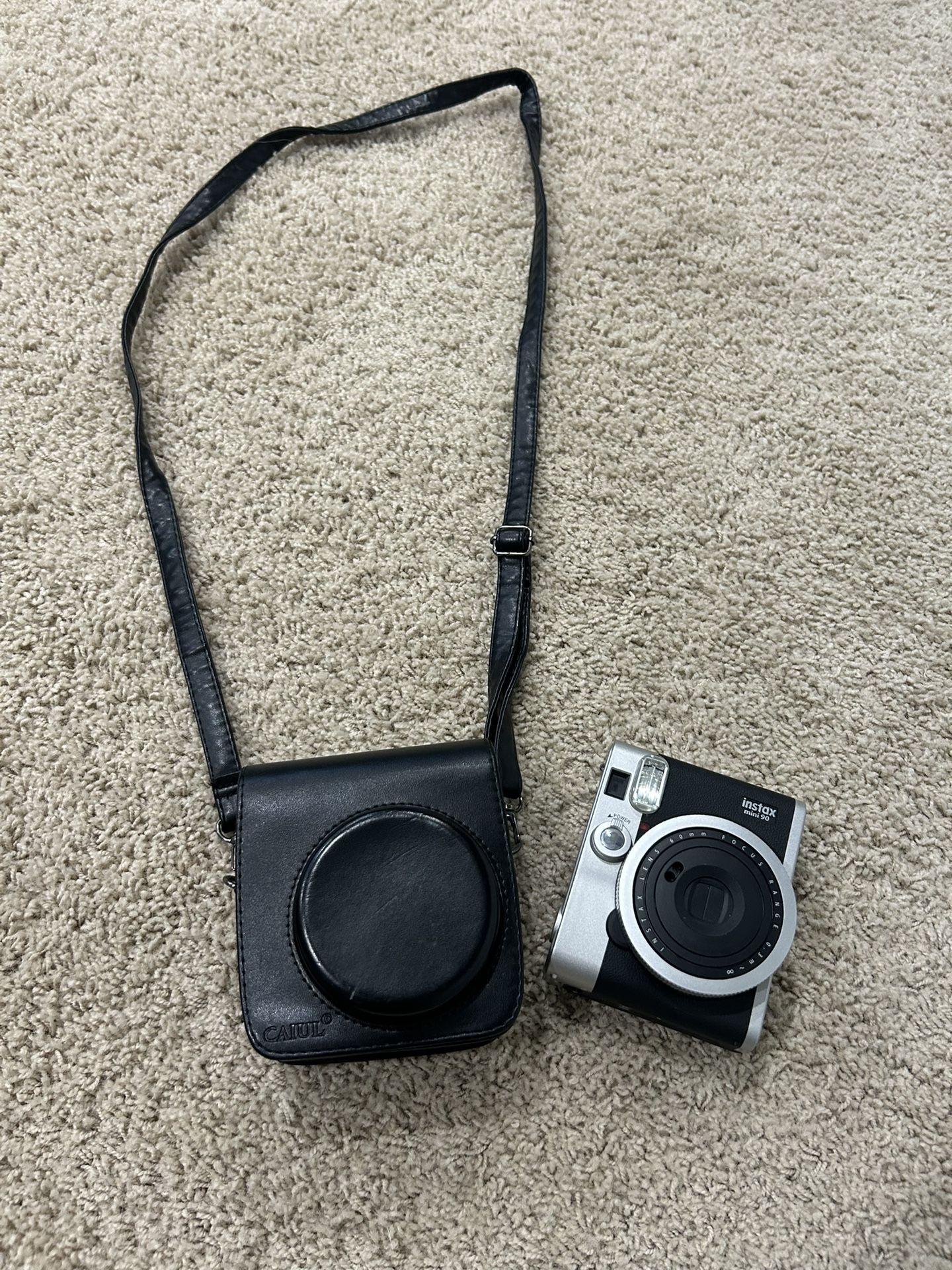 Instax Mini 90 Polaroid Camera w/ Case