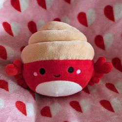 Used  Squishmallow Indie 5" The Hermit Crab