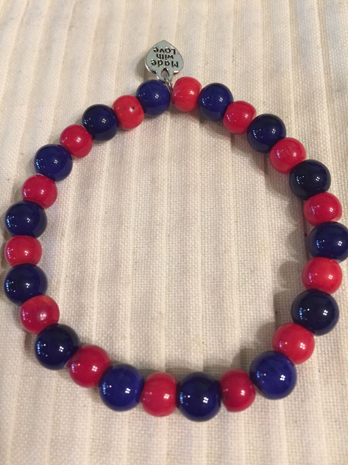 Handmade Stretch Bracelet with Glass Beads (61)