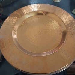  The Urban Port Copper Charger Plate
