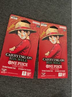 Two one piece packs