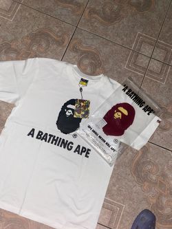 A Bathing Ape BAPE Logo T-Shirt White