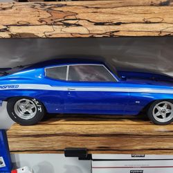 3 Complete Brand New Rc Cars With Dx5r Pro Losi Drag Chevelle, Losi Mini B Pro, Axial Scx24, Or losi C10