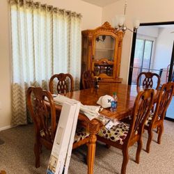 6 Chair Dining Table 
