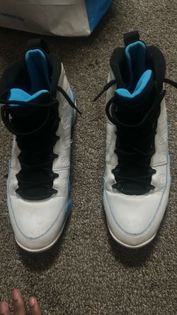 Jordan 9s blue and white