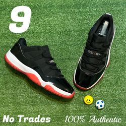 Size 9 Air Jordan 11 Retro low “Bred” 🏀