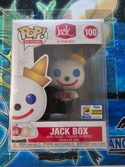 Jack in the box Con Sticker funko pop