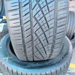 4.   255/45/19.   Continental  60%