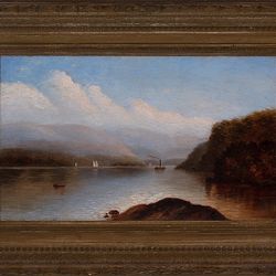 ANTIQUE (Oil On Canvas) By Important Listed Artist John William Casilear (American, 1811 to 1893)