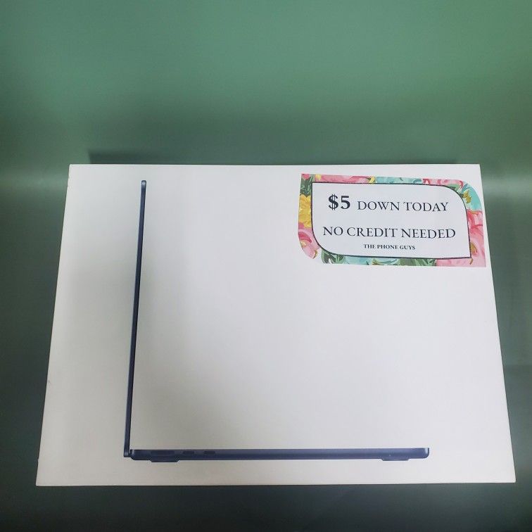 Apple Macbook Air 13 Inch Brand New M4 Chip 16gb RAM 256gb SSD - 5 Dollars Down No Credit Needed! 