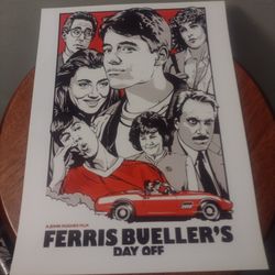 BRAND NEW!💯 FERRIS BUELLER'S DAY OFF CLASSIC RETRO ULTRA PREMIUM GLOSSY 8.5x11 COLOR ART WALL/LOCKER MOVIE REPRINT POSTER!🤩
