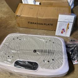Whole Body Vibration Plate Exercise Machine with Remote – New