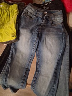 Boys shorts size 8 some jeans