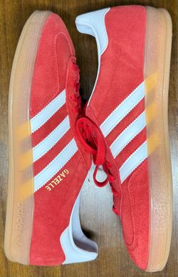 Adidas Originals Gazelle "Better Scarlet/Ftwr White/Gum 2"  Mens Size 10