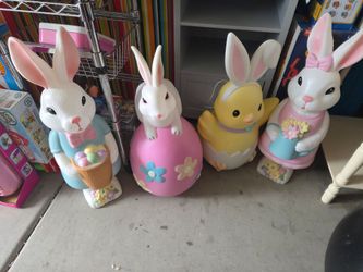Cracker Barrel Bunny, chick Blowmolds