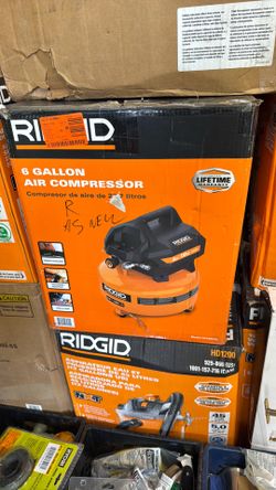 Ridgid 6 gallon air Compressor