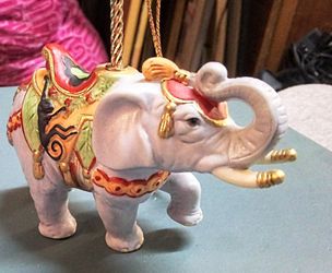 Lenox 1989 Carousel Animals Porcelain Christmas Ornaments