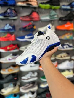 Jordan 14 Retro White Hyper Royal