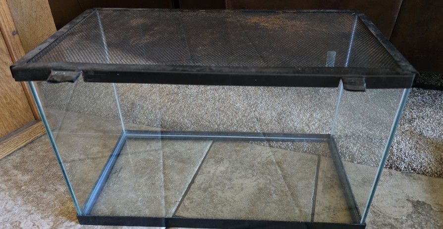 20 Gal Aquarium Fish Tank Reptile Tank