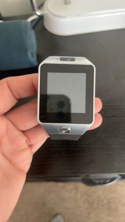 Silver Smartwatch with Camera