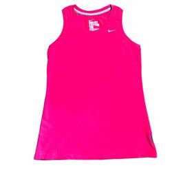 NIKE Athletic Workout tank top shirt PINK DRI-FIT WOMEN'S size Medium