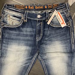 Men's Size 40 Rock Revival Jeans- Alt Straight- BAD AS$$ BRAND NEW JEANS!!!  for Sale in Los Lunas, NM - OfferUp