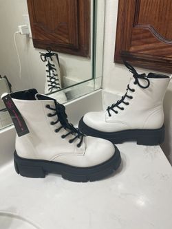 White Boots Size 8