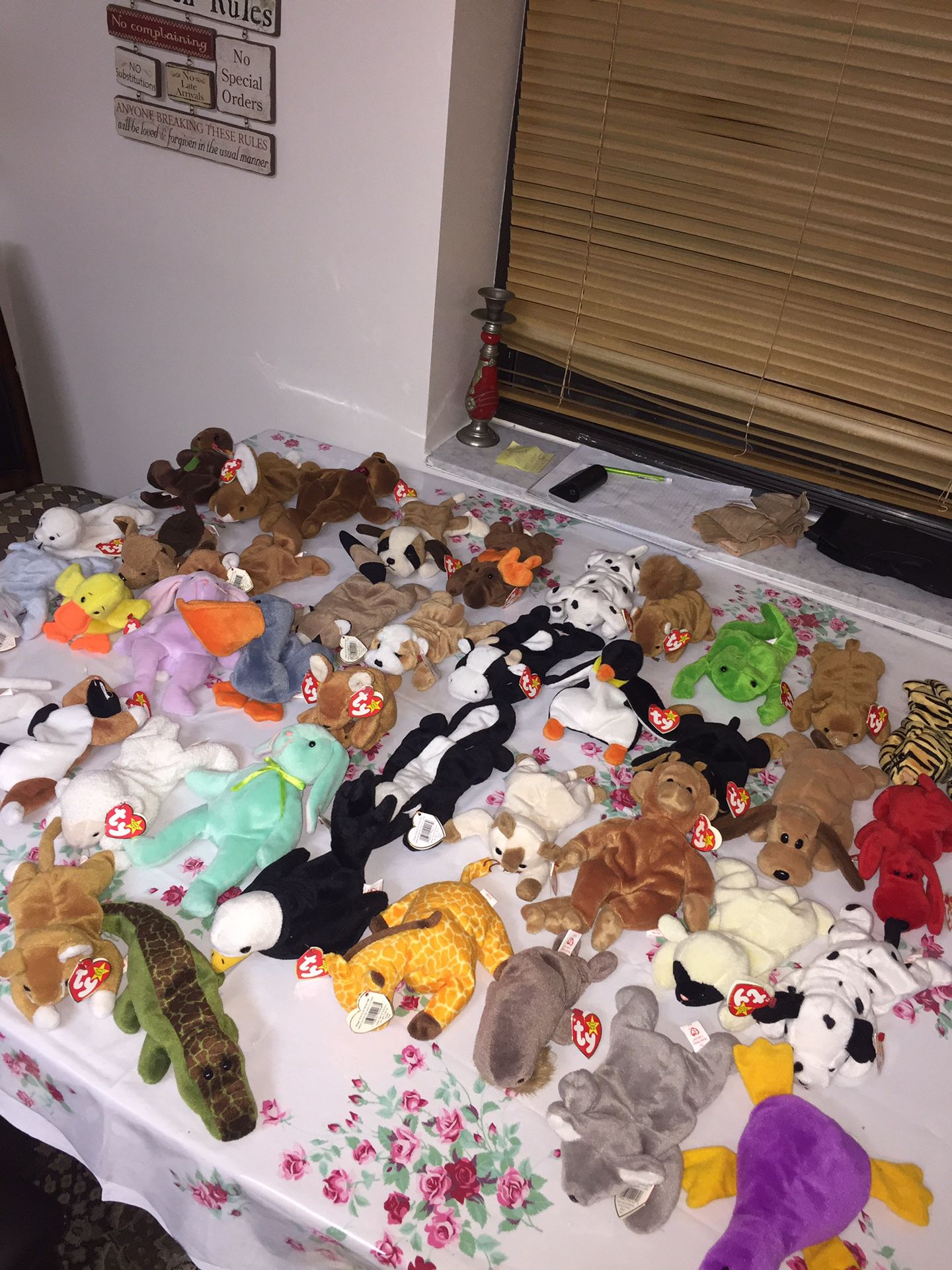 TY Beanie Baby’s Lot total 42 all with tag except one