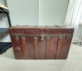Vintage Antique Steamer Trunk
