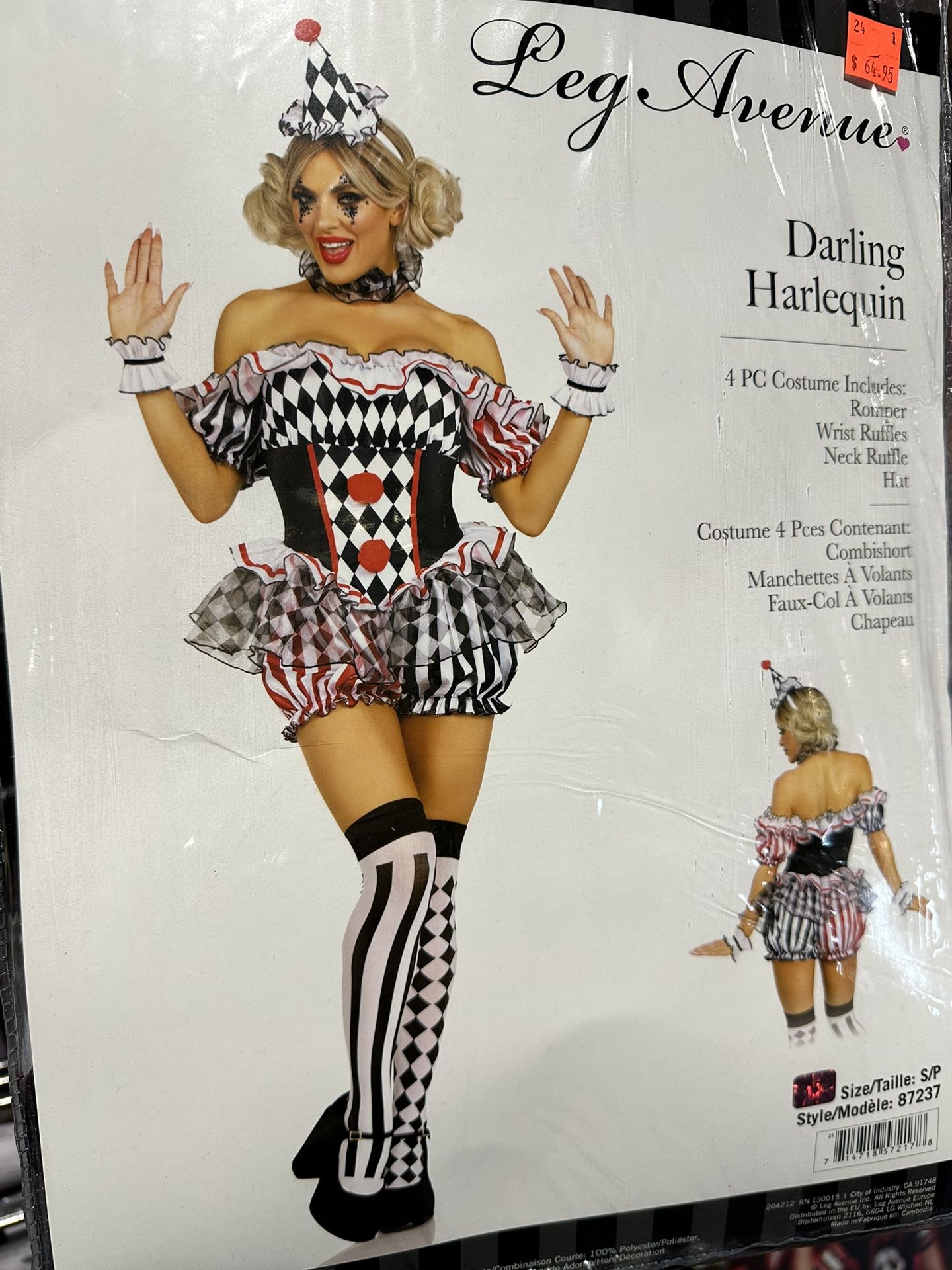 Darling Harlequin Costume