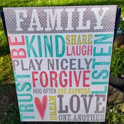 Girls Picture With Family Saying