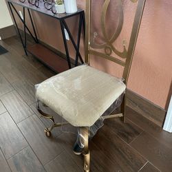 Gold Dining Room Chairs 