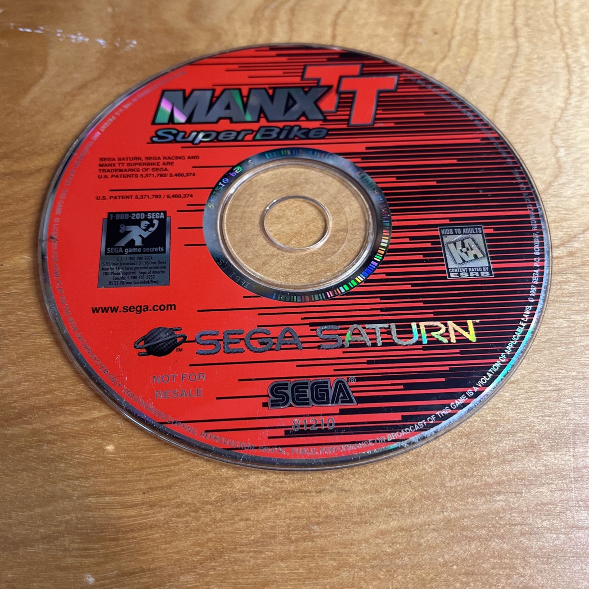 Sega Saturn - Manx TT Super Bike