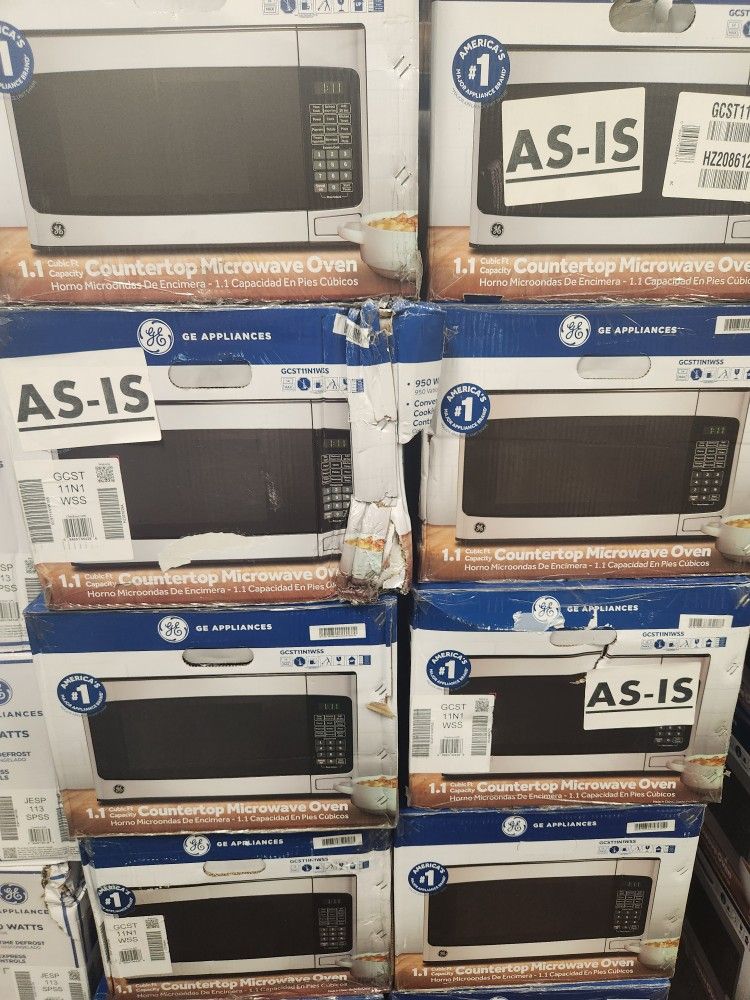 Amazing GE GCST11N1WSS 1.1 CU FT COUNTERTOP MICROWAVE OVEN WITH 950 WATTS