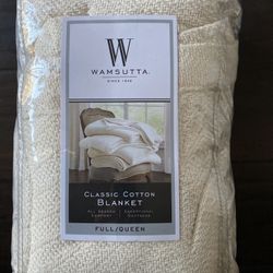 Wamsutta Classic Cotton Blanket Full/Queen