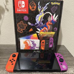 Nintendo Switch OLED Pokémon Scarlet And Violet With 1000+ Games