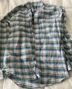 Polo Long Sleeve Button Up Shirt- Sz. M