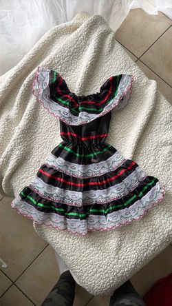 Hispanic Heritage mexican little girls dress 1-2 years old