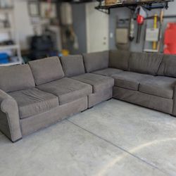 Couch Used Good Condition -- Dark Grey