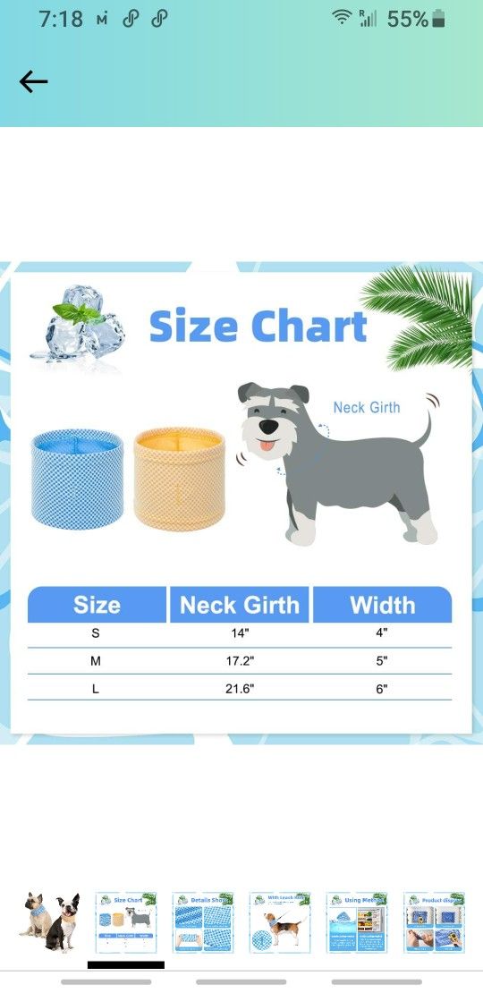 PUPTECK Summer Dog Cool Bandanas for Small Medium and Large Doggies Colorful Bib, Cooling Down Quickly, Soft and Comfortable with Classic Plaid - 2 Pa