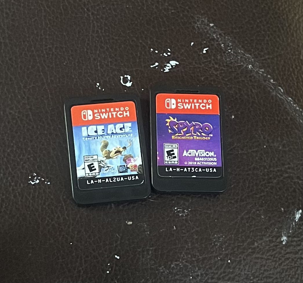 Ice Age And Spyro Nintendo Games 