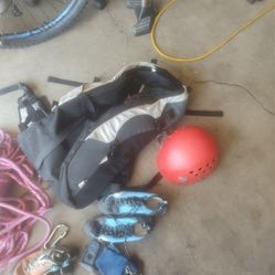 Bunch Of Rock Climbing Gear