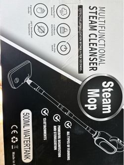 Steam Mop, 13-in-1 Powerful Handheld Steam Cleaner with 13 Accessories, 500ML Removable Tank, 23FT Power Cable, Detachable Steam Mop...