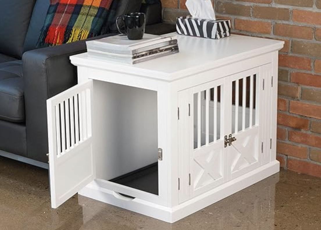 NEW Indoor Dog Crate, Triple Door Medium Dog Crate, Furniture Dog House Furniture !
