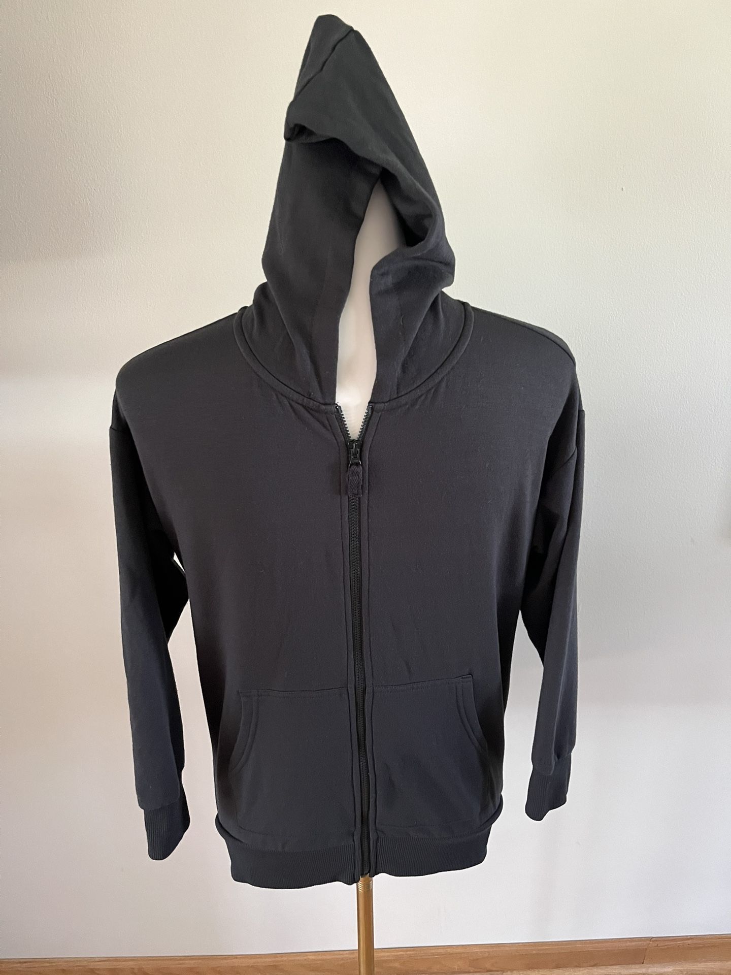 Youth Medium Black DSG Hoodie Zip Up Jacket