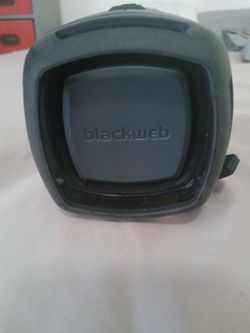 Black web Bluetooth speaker